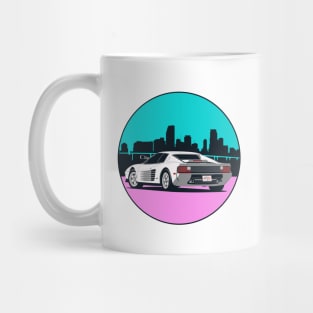 Miami Nice Ferrari Testarossa Mug